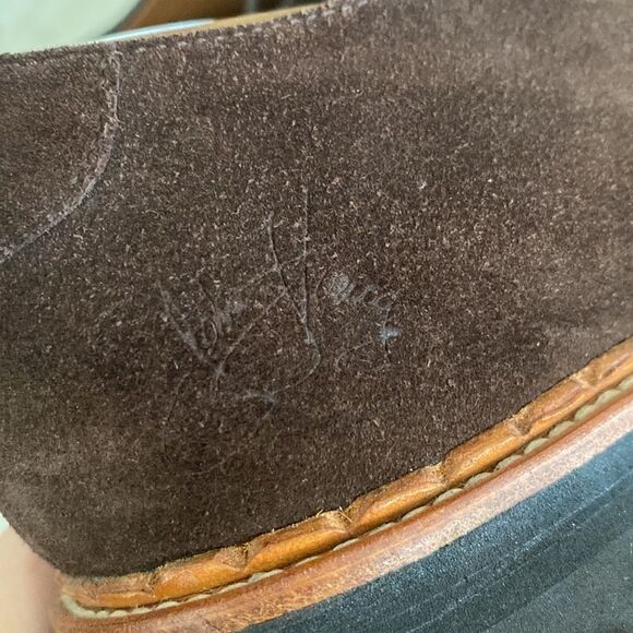 John Fluevog Donald Suede Leather Creepers - Picture 11 of 13